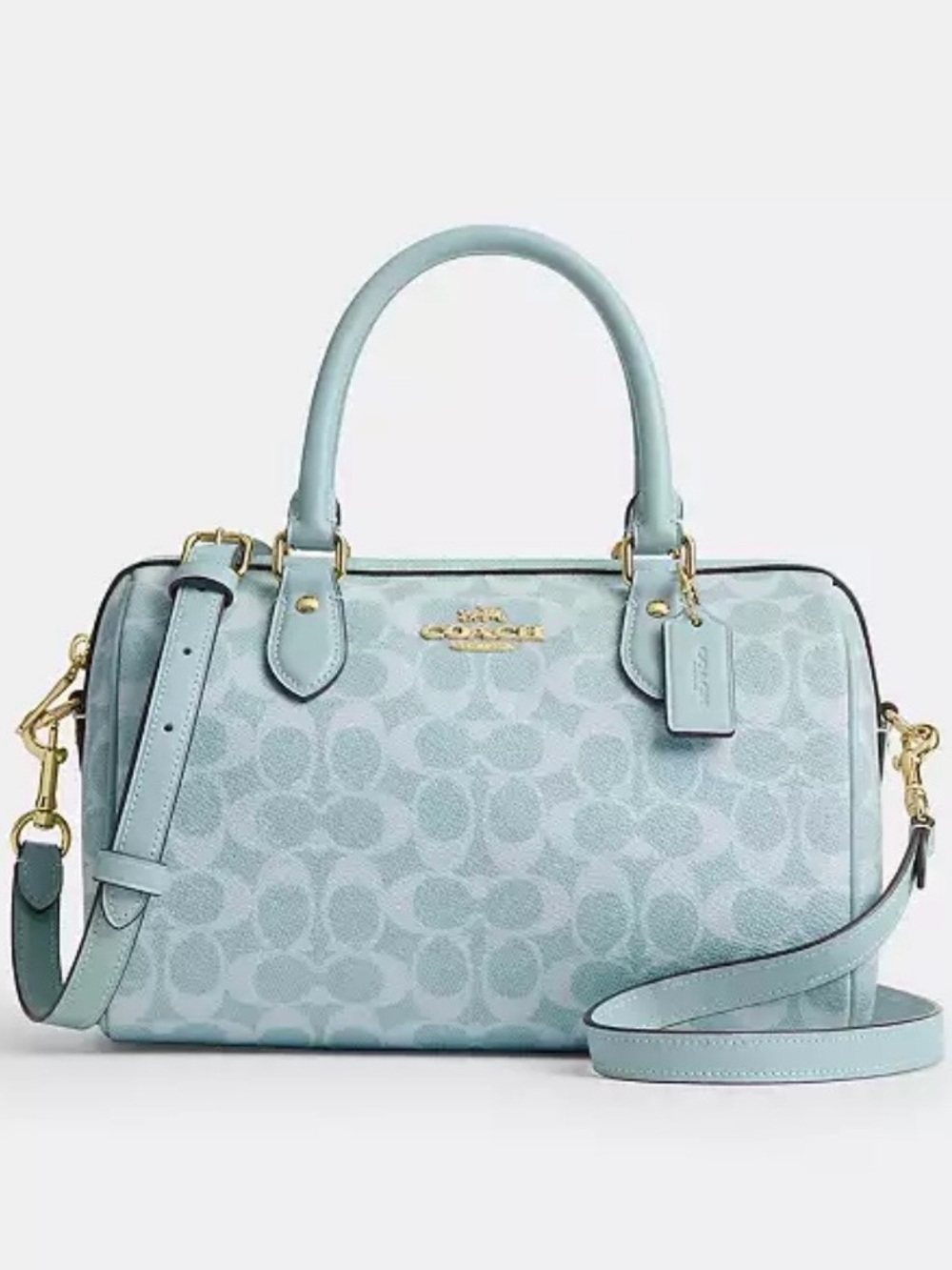 🧜‍♀️New Coach Rowan Satchel CEY39  Mermaid Theme🧜🏿‍♀️ - Picture 2 of 12